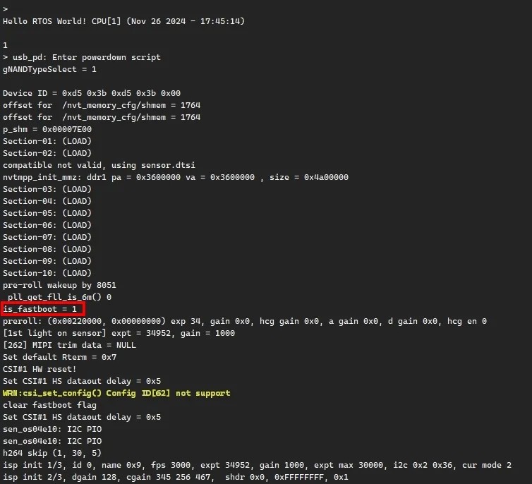 基于NovateK NT98568 + OmniVision OS04E10实现Preroll方案